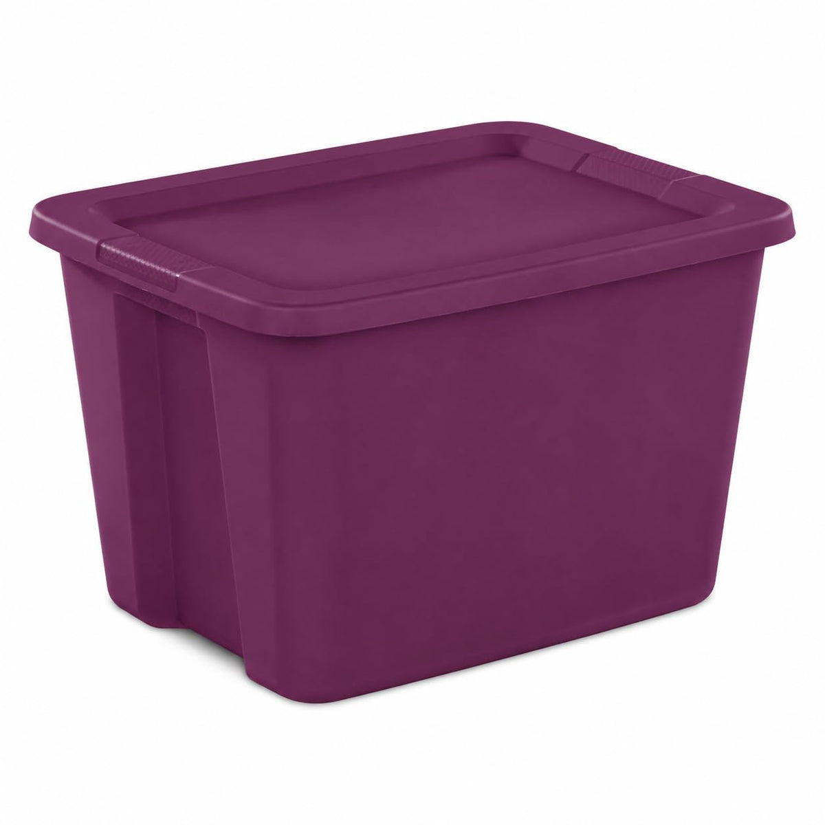 6 Pack 27 Gallon Heavy Duty Storage Bins with Snap Lids, Durable Plastic Storage Totes with Stackable Black Containers & Yellow Latching Covers for Home Garage Moving Organization