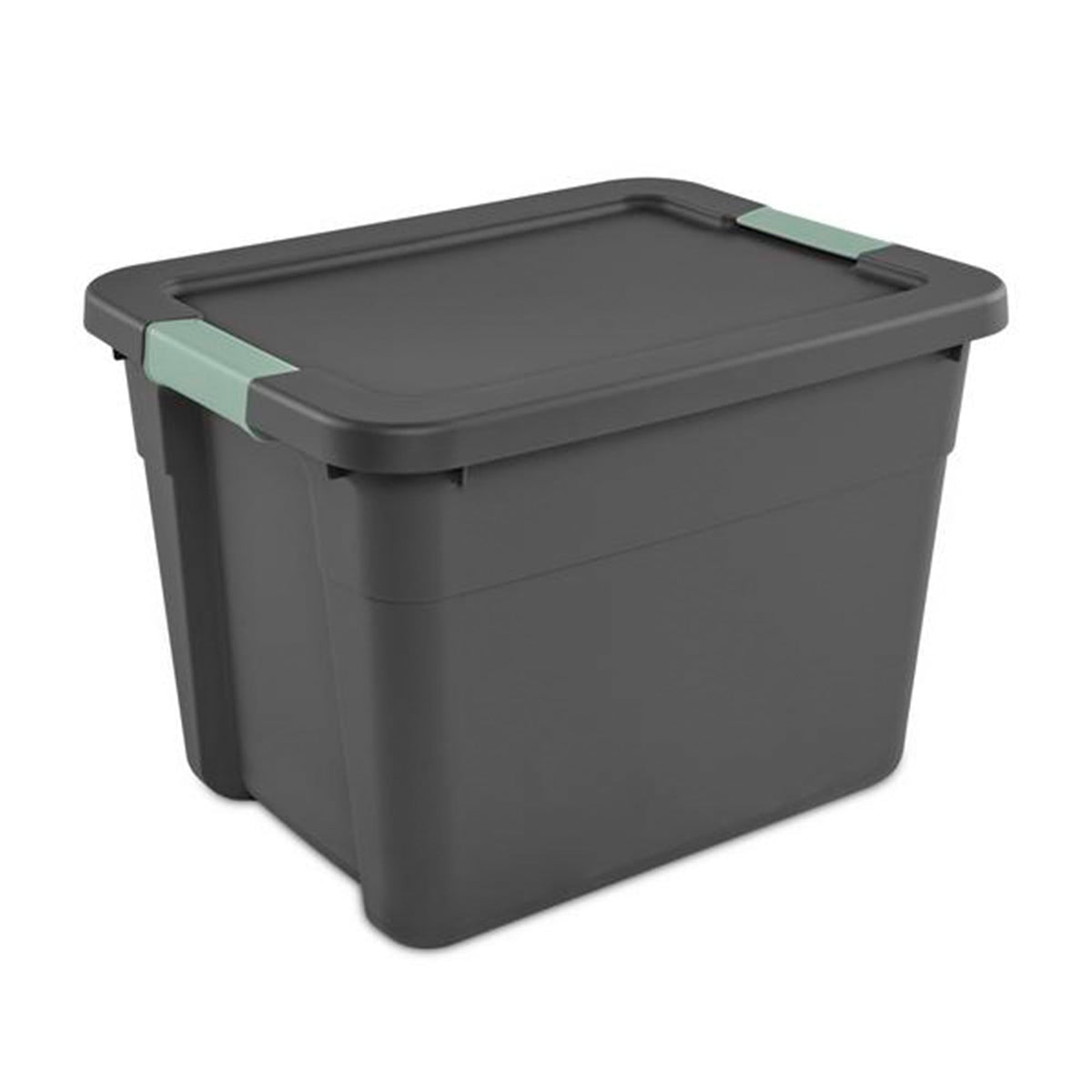 Sterilite Latch Tote Storage with Lids for Home & Office, 12 Gallon, 6-Pack