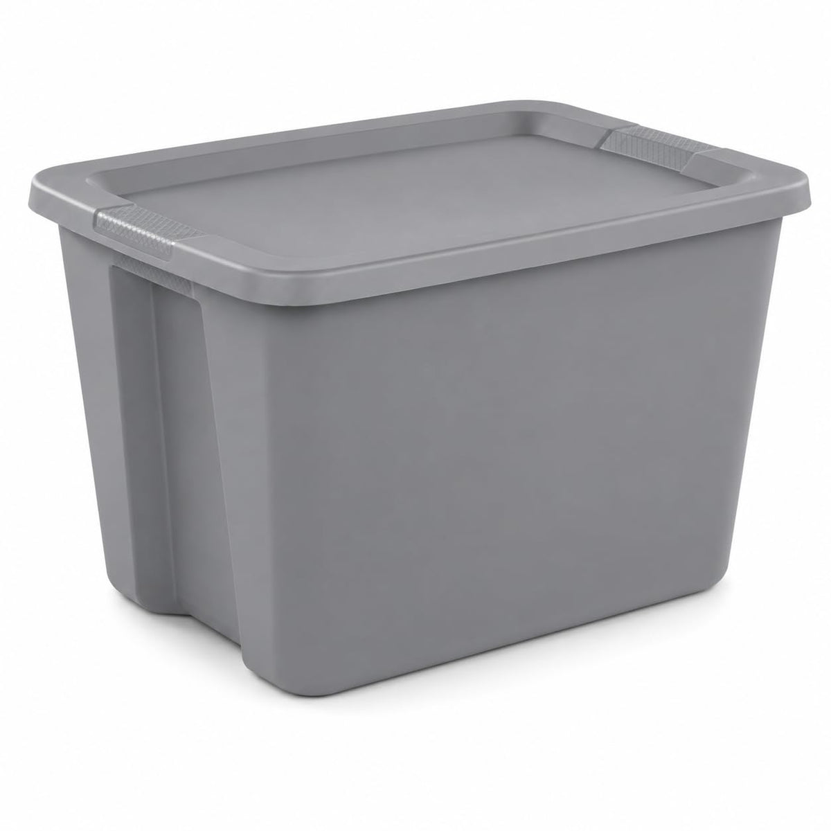 6 Pack 27 Gallon Heavy Duty Storage Bins with Snap Lids, Durable Plastic Storage Totes with Stackable Black Containers & Yellow Latching Covers for Home Garage Moving Organization