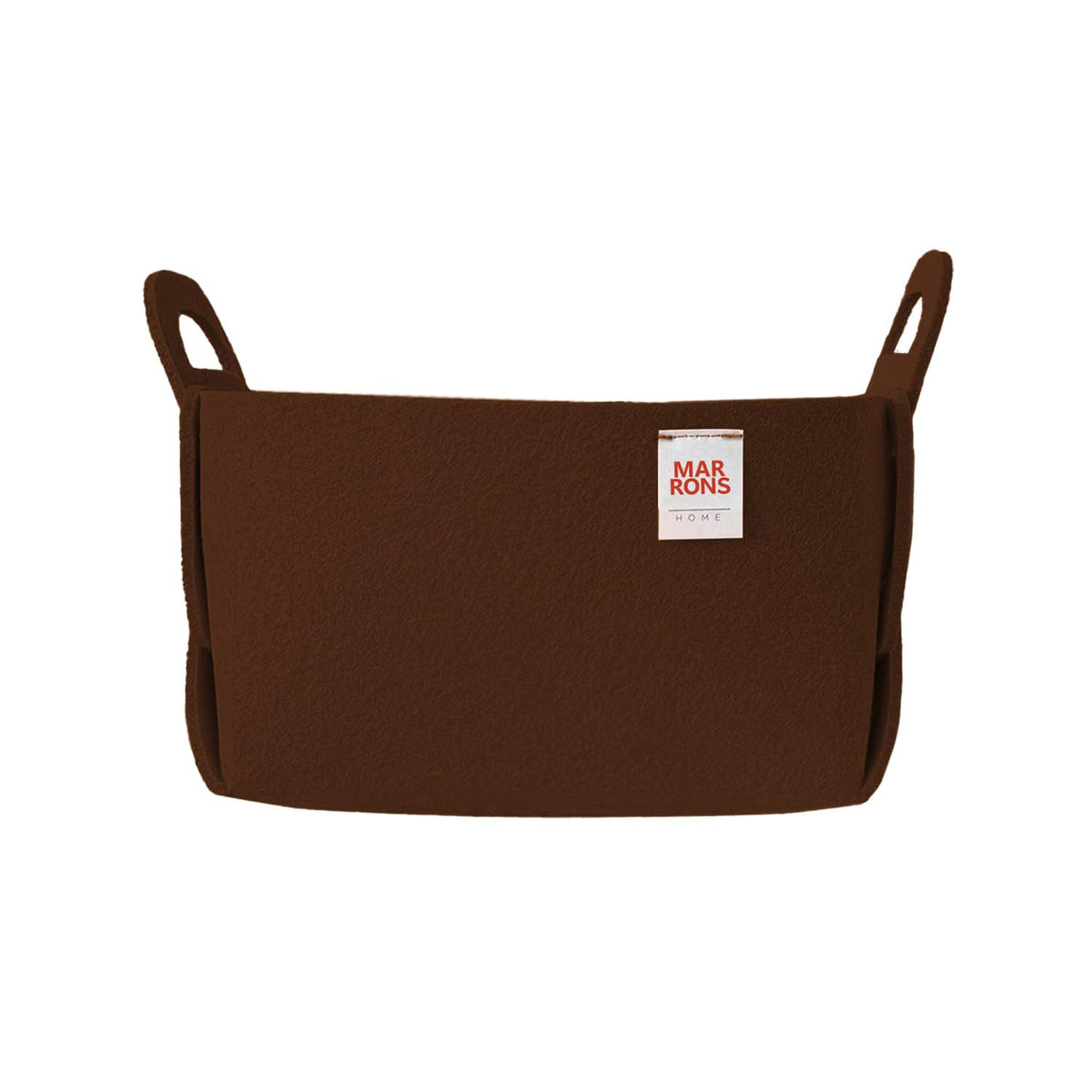 Collapsible Felt Olive Storage Bin Small 7.1"x5.1"x5.1" – Foldable Basket with Handles for Closet, Storage, Laundry Room Organization, Decorative Storage Baskets for Shelves, Nursery