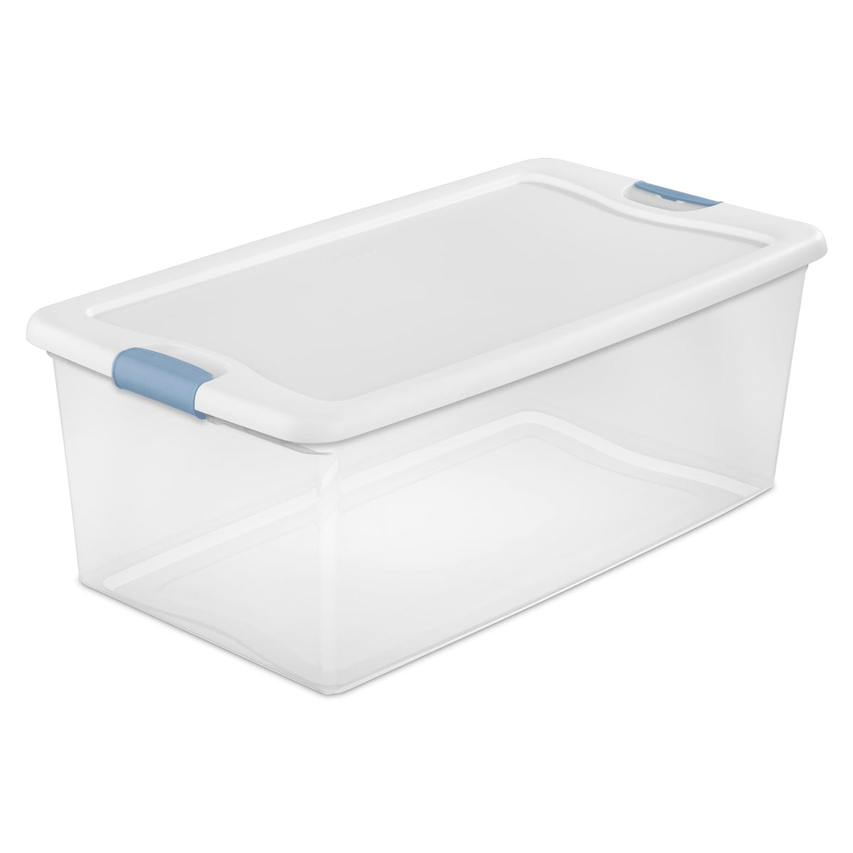 Sterilite Latching Box with Lids for Home and Office, 64 Quart, 4-Pack
