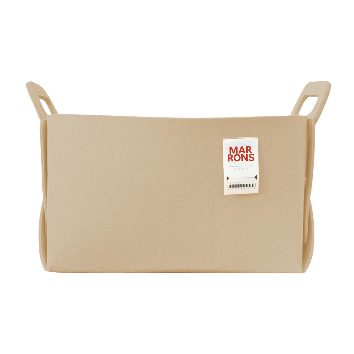 Collapsible Felt Olive Storage Bin Small 7.1"x5.1"x5.1" – Foldable Basket with Handles for Closet, Storage, Laundry Room Organization, Decorative Storage Baskets for Shelves, Nursery