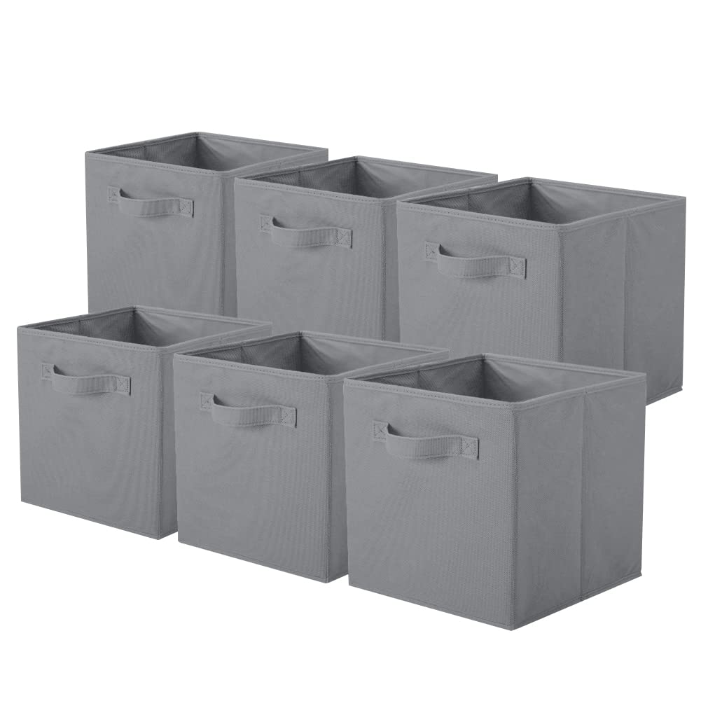ShellKingdom Storage Bins, Foldable Fabric Storage Cubes And Cloth Storage