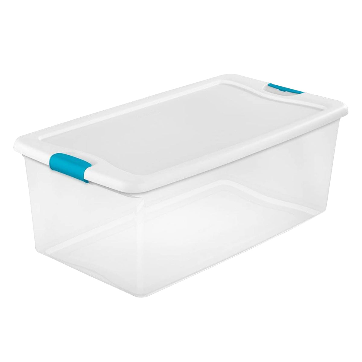 Sterilite Latching Box with Lids for Home and Office, 64 Quart, 4-Pack