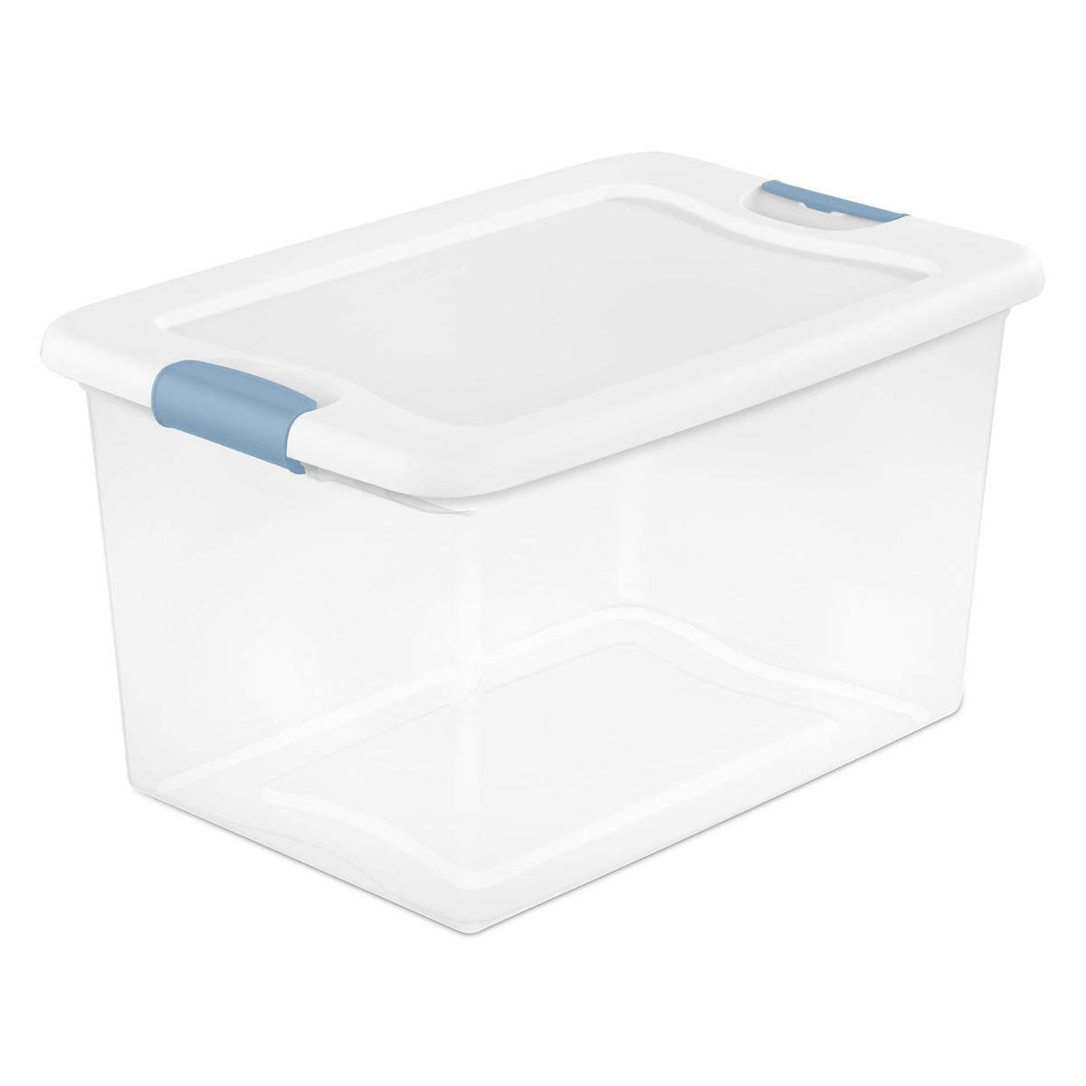 Sterilite Latching Box with Lids for Home and Office, 64 Quart, 4-Pack