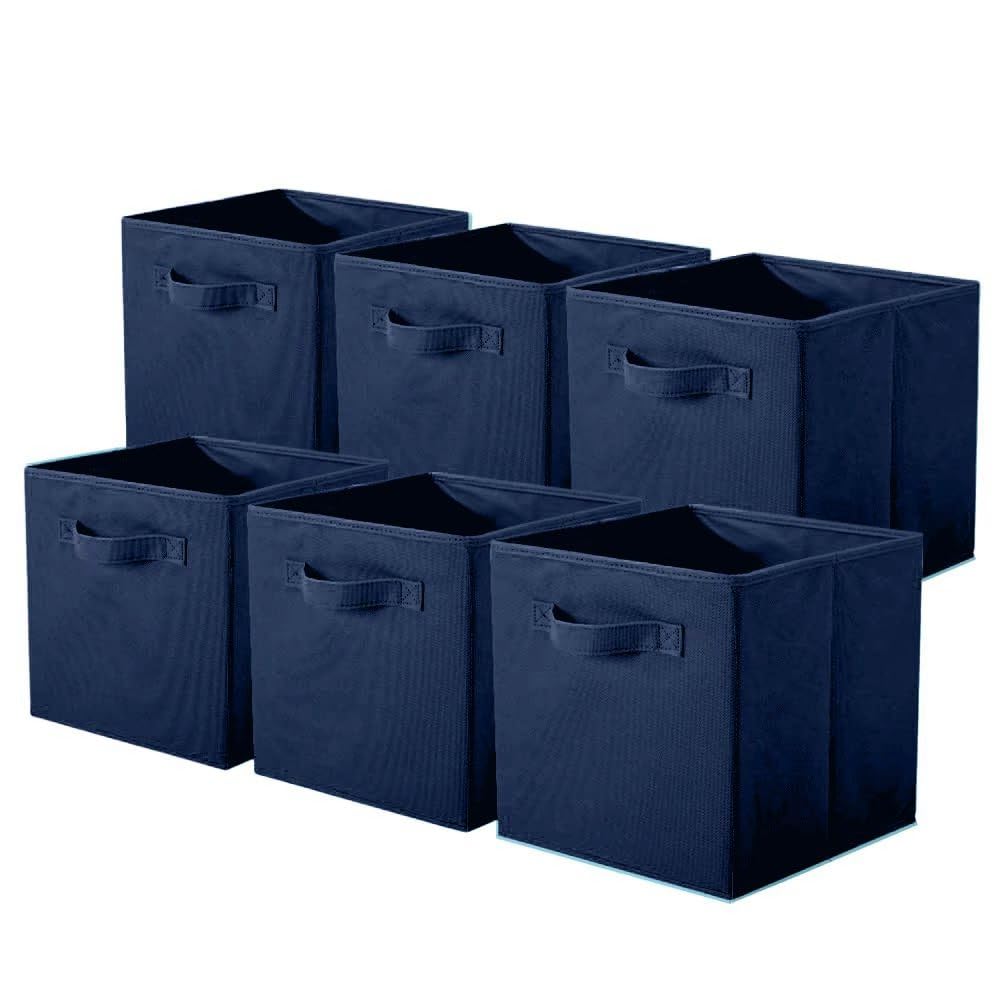 ShellKingdom Storage Bins, Foldable Fabric Storage Cubes And Cloth Storage