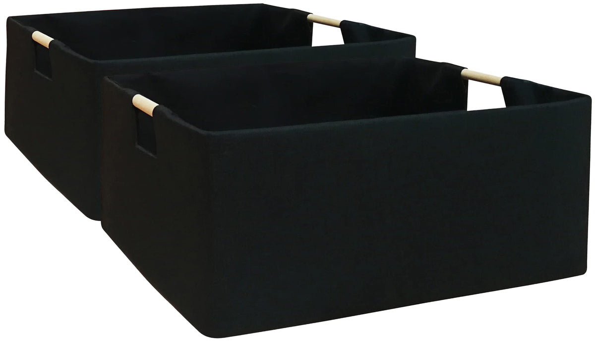 Storage Bin for Shelves Rectangle Closet Baskets Foldable Box with Handles, Gray Storage Bins, Storage Boxes for Home Office Car Dormroom