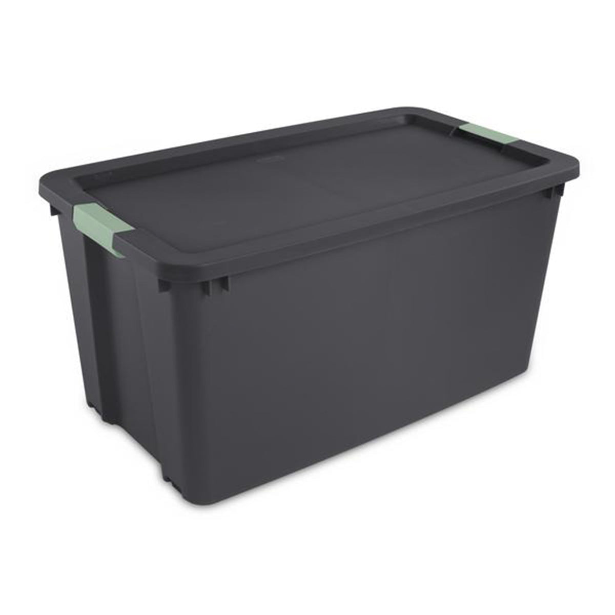 Sterilite Latch Tote Storage with Lids for Home & Office, 12 Gallon, 6-Pack