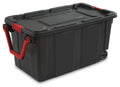 Sterilite Industrial Storage Tote w/Wheels for Garage, 40 Gallon, 8-Pack