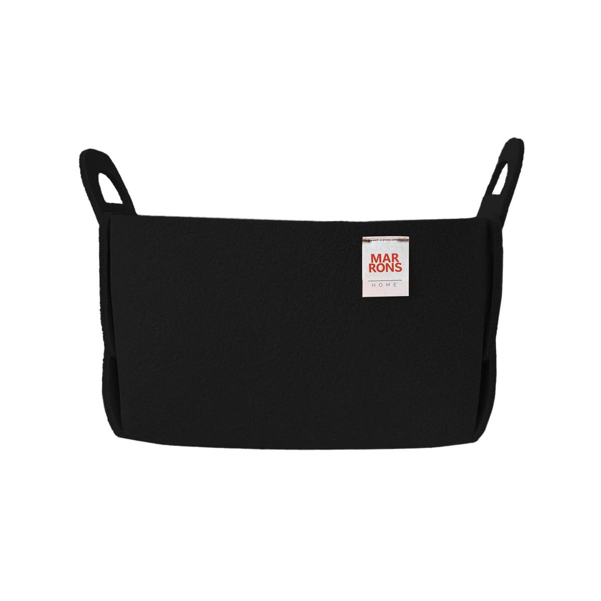 Collapsible Felt Olive Storage Bin Small 7.1"x5.1"x5.1" – Foldable Basket with Handles for Closet, Storage, Laundry Room Organization, Decorative Storage Baskets for Shelves, Nursery