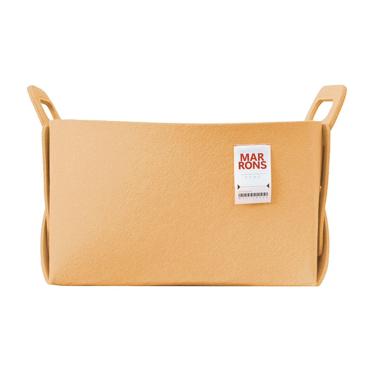 Collapsible Felt Olive Storage Bin Small 7.1"x5.1"x5.1" – Foldable Basket with Handles for Closet, Storage, Laundry Room Organization, Decorative Storage Baskets for Shelves, Nursery