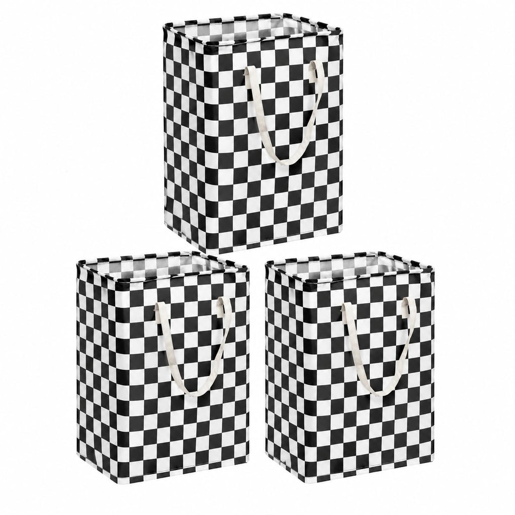 MAIZMZ Sage Checkered Storage Basket Extra Large 80L Kids Hamper Baby Laundry Basket Waterproof Toys Car Organizer Collapsible Canvas for Home/Dorm/Pet/Office/Closet/Shelf/Gift Baskets