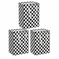 MAIZMZ Sage Checkered Storage Basket Extra Large 80L Kids Hamper Baby Laundry Basket Waterproof Toys Car Organizer Collapsible Canvas for Home/Dorm/Pet/Office/Closet/Shelf/Gift Baskets