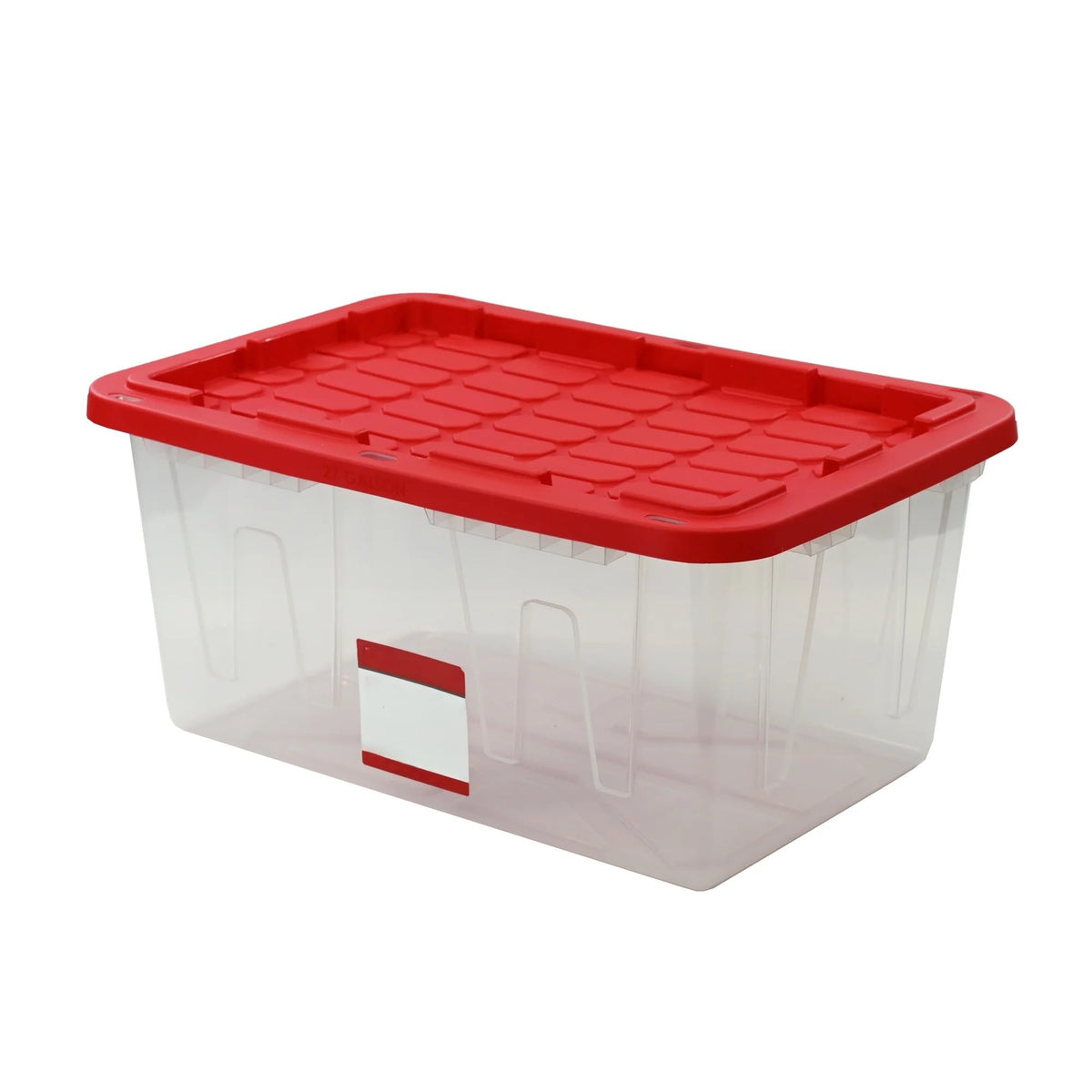 6 Pack 27 Gallon Heavy Duty Storage Bins with Snap Lids, Durable Plastic Storage Totes with Stackable Black Containers & Yellow Latching Covers for Home Garage Moving Organization