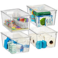 ClearSpace Storage Bin with Lid, Pantry & Desk Organizer, XL, 8 Pack
