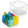 ClearSpace Clear Plastic Storage Bins for Kitchen, Fridge, Pantry, 4 Pack