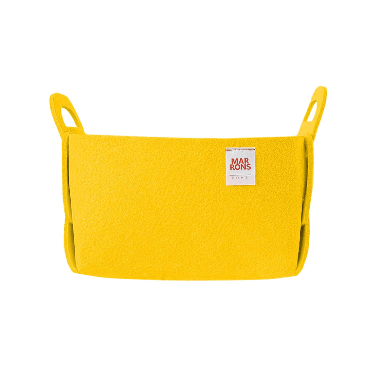 Collapsible Felt Olive Storage Bin Small 7.1"x5.1"x5.1" – Foldable Basket with Handles for Closet, Storage, Laundry Room Organization, Decorative Storage Baskets for Shelves, Nursery