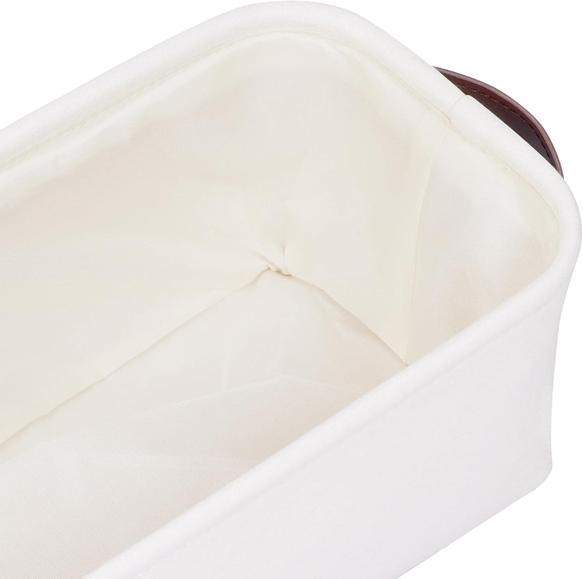 Small Fabric Storage Bins, Narrow Storage Baskets for Organizing