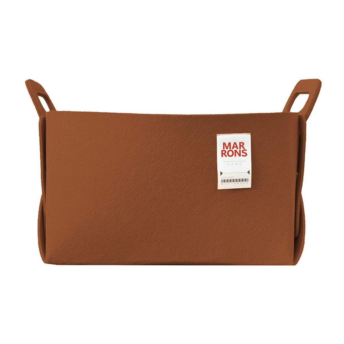 Collapsible Felt Olive Storage Bin Small 7.1"x5.1"x5.1" – Foldable Basket with Handles for Closet, Storage, Laundry Room Organization, Decorative Storage Baskets for Shelves, Nursery
