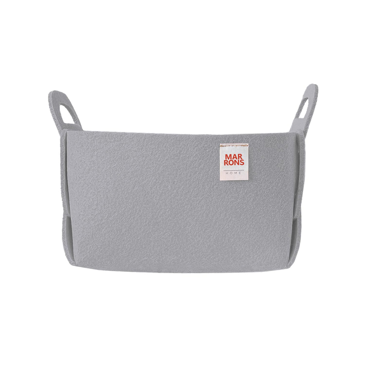Collapsible Felt Olive Storage Bin Small 7.1"x5.1"x5.1" – Foldable Basket with Handles for Closet, Storage, Laundry Room Organization, Decorative Storage Baskets for Shelves, Nursery