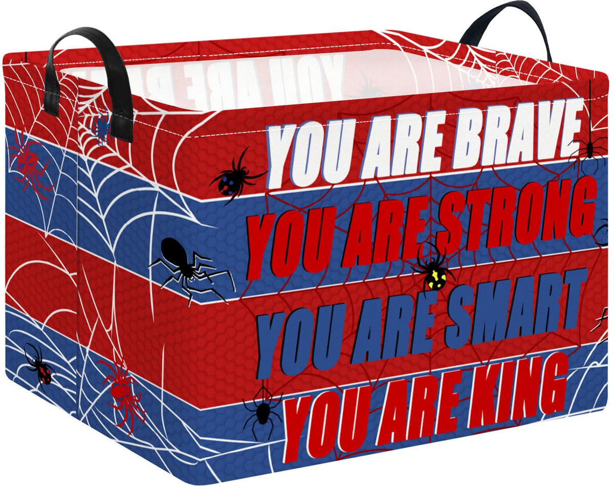 NTAOHAMPER Rectangular Storage Basket, Books Box, Gift Basket, Room Decor(Animal)