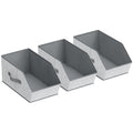 Homsorout Fabric Closet Storage Cubes - 6 Pack Square Storage Bins with Dual Handles for Clothes, Towels, Toys, Cube Storage Organizers for Bedroom, Nursery, Shelves, Closet, Small Spaces, Beige