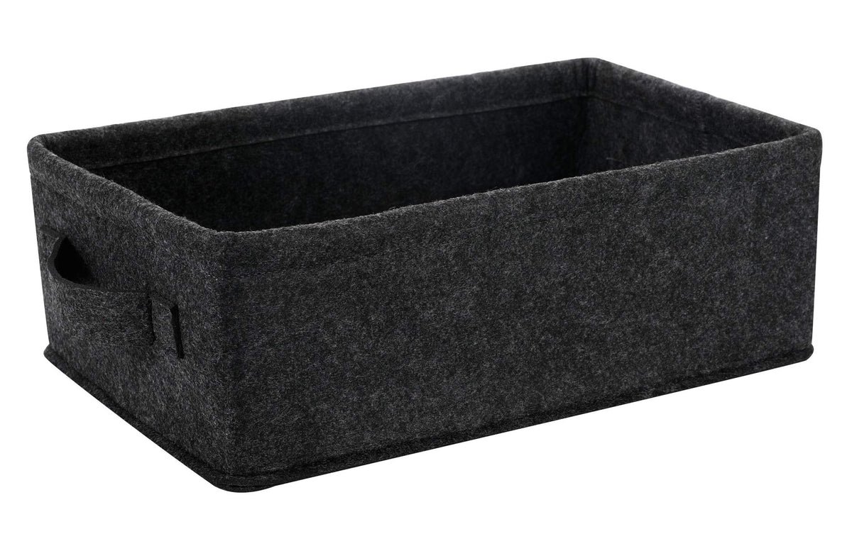 Shallow Storage Baskets Bins Medium Fabric Storage Basket Cube Organizer for Shelves Closet Bedroom Living Room Laundry Room Nursery Storage Basket