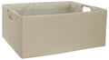 Storage Bin for Shelves Rectangle Closet Baskets Foldable Box with Handles, Gray Storage Bins, Storage Boxes for Home Office Car Dormroom
