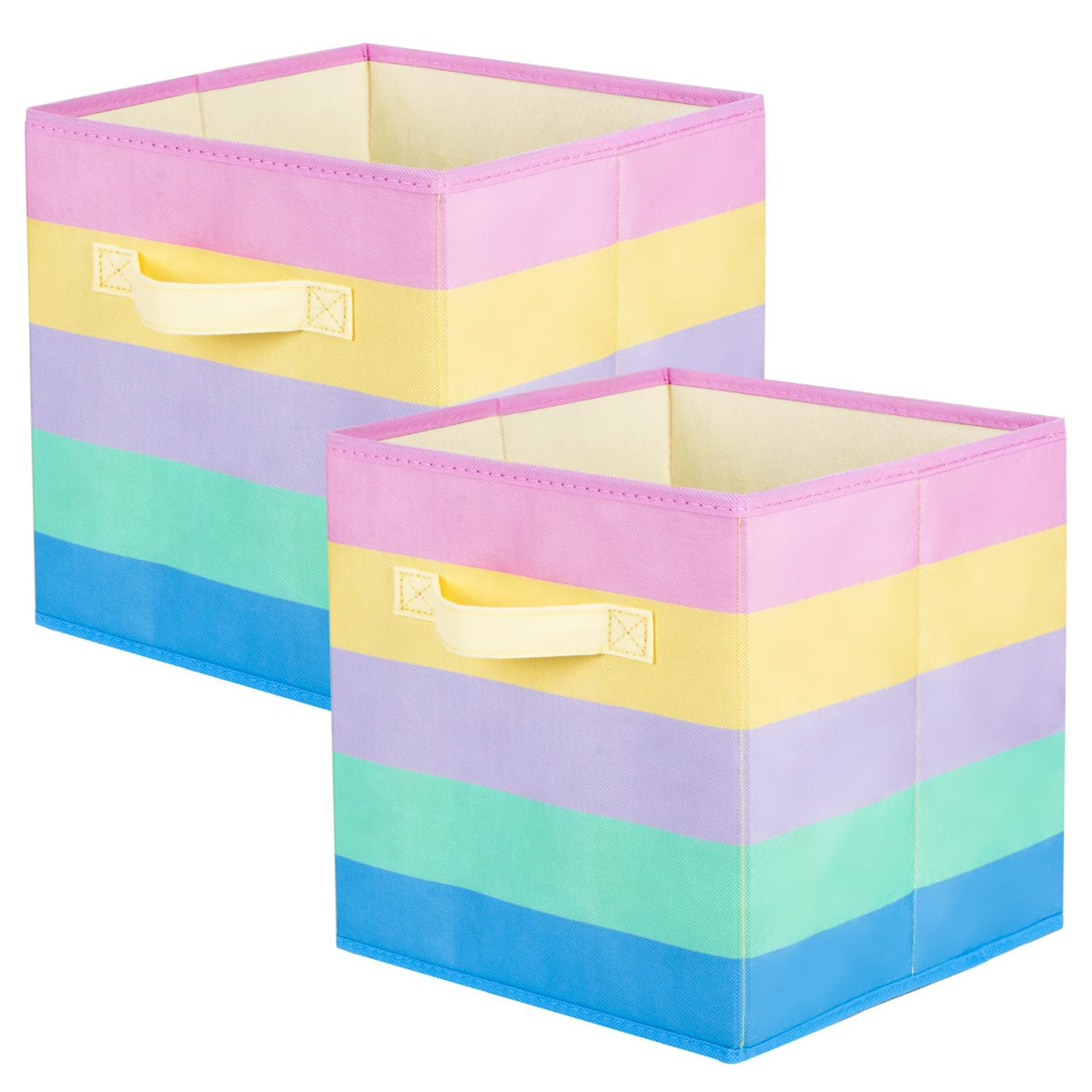 ShellKingdom Storage Bins, Foldable Fabric Storage Cubes And Cloth Storage