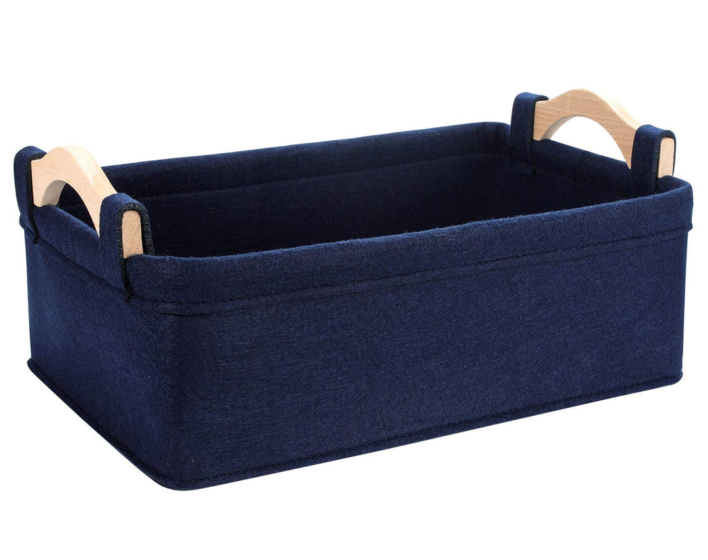Shallow Storage Baskets Bins Medium Fabric Storage Basket Cube Organizer for Shelves Closet Bedroom Living Room Laundry Room Nursery Storage Basket