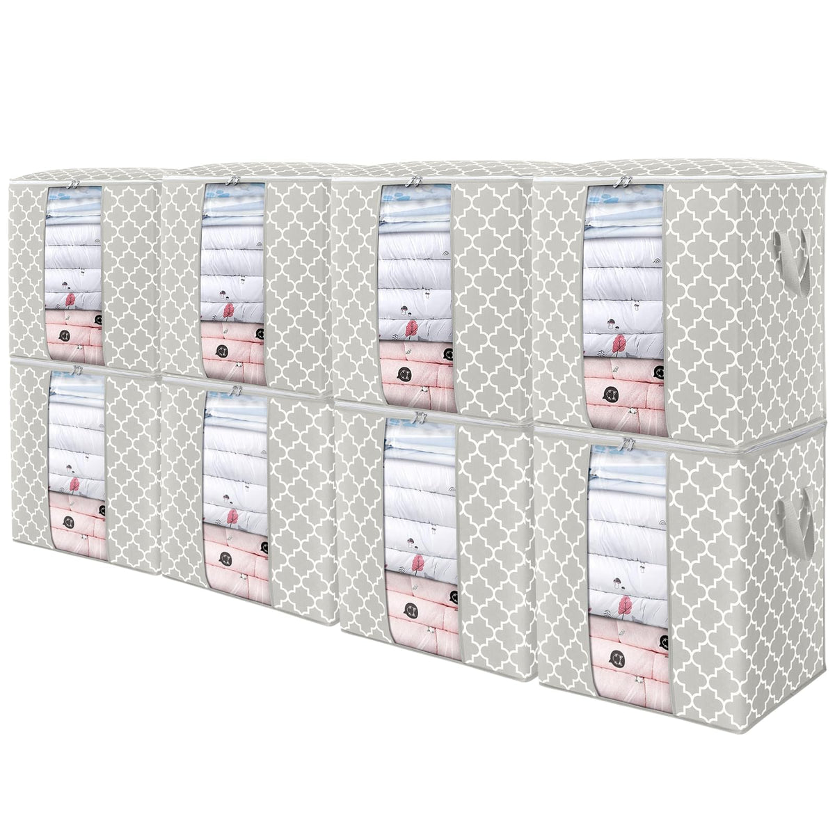 Storage Bags 3 Pack 100L Clothes Organization and Storage Containers