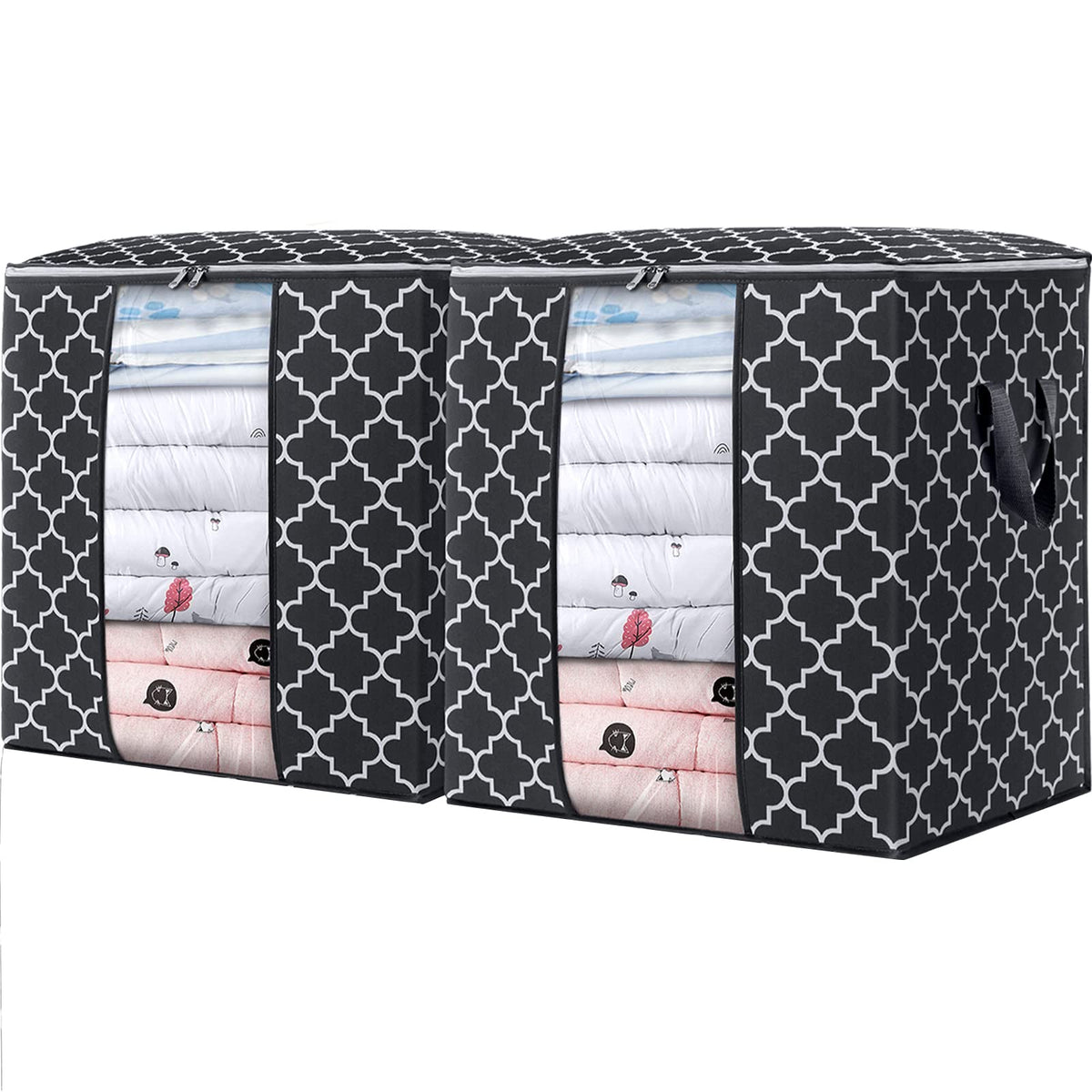 Storage Bags 3 Pack 100L Clothes Organization and Storage Containers