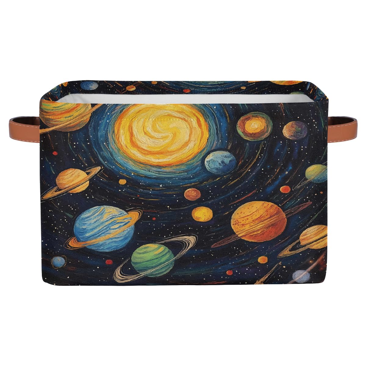 Wildflowers Plants Storage Baskets for Organizing, Fabric Collapsible Storage Bins Box Spring Esthetical Decorative Toy Organizer Baskets for Closet Shelves Gift Basket 1 Pc