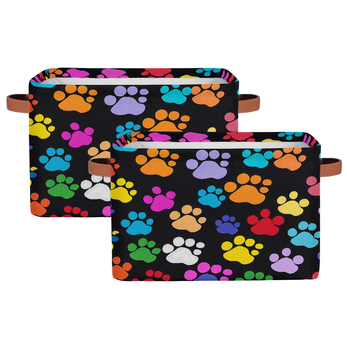 Wildflowers Plants Storage Baskets for Organizing, Fabric Collapsible Storage Bins Box Spring Esthetical Decorative Toy Organizer Baskets for Closet Shelves Gift Basket 1 Pc
