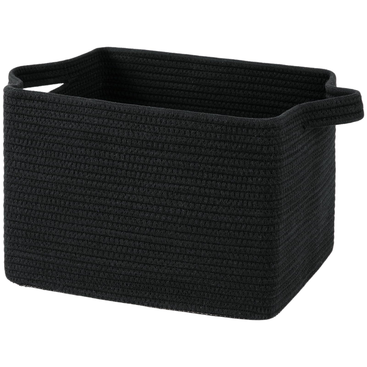 OIAHOMY Woven Storage Basket, Small Baskets for Organizing Brown & White