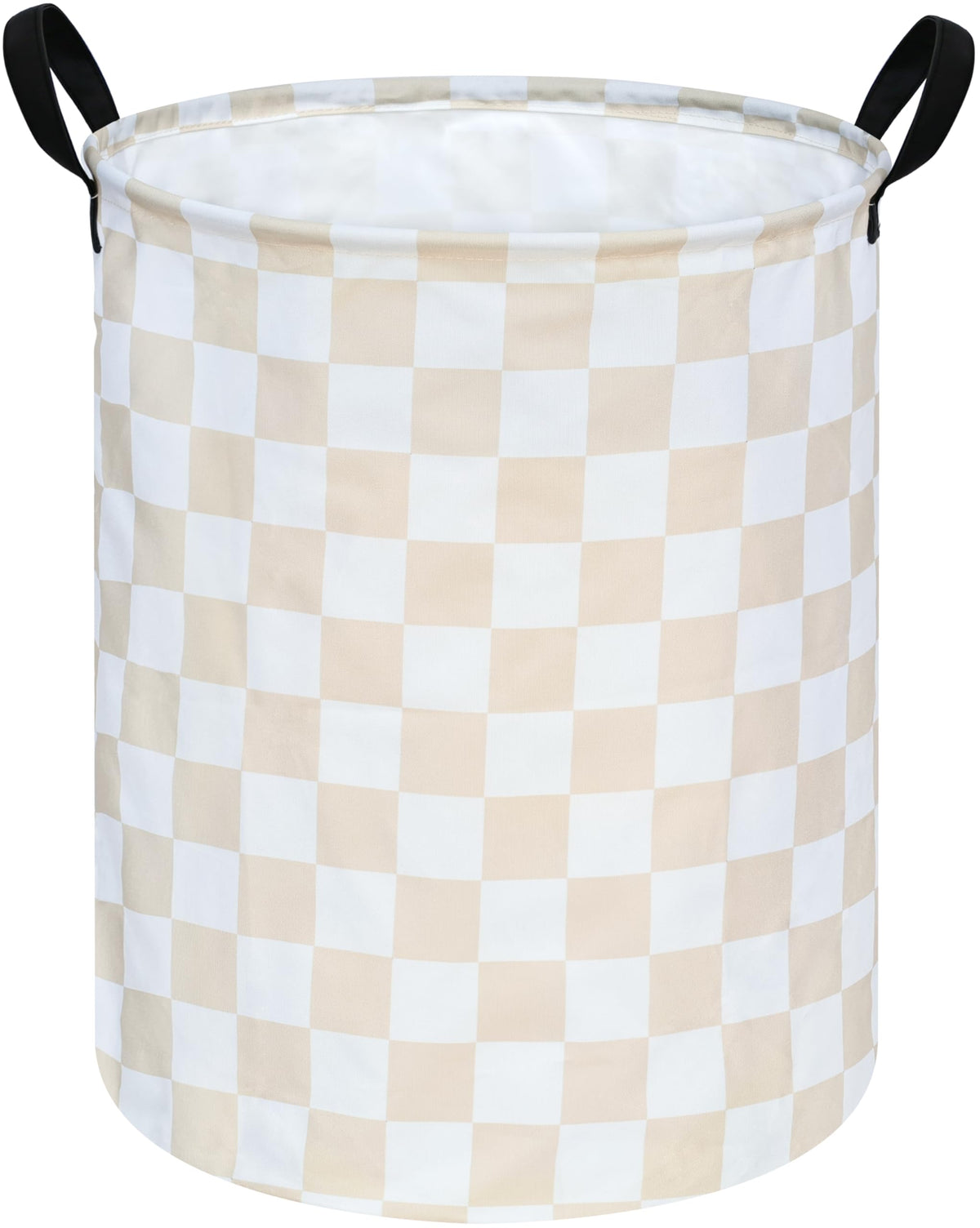 MAIZMZ Sage Checkered Storage Basket Extra Large 80L Kids Hamper Baby Laundry Basket Waterproof Toys Car Organizer Collapsible Canvas for Home/Dorm/Pet/Office/Closet/Shelf/Gift Baskets
