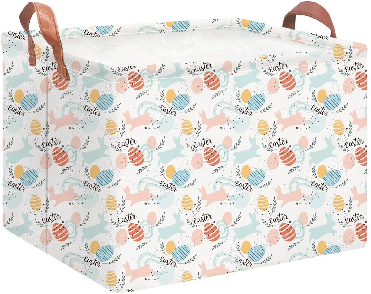 NTAOHAMPER Rectangular Storage Basket, Books Box, Gift Basket, Room Decor(Animal)