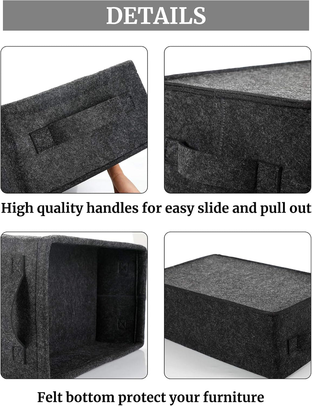 Shallow Storage Baskets Bins Medium Fabric Storage Basket Cube Organizer for Shelves Closet Bedroom Living Room Laundry Room Nursery Storage Basket