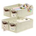 DECOMOMO Storage Bins, Cube Storage Bin with Labels