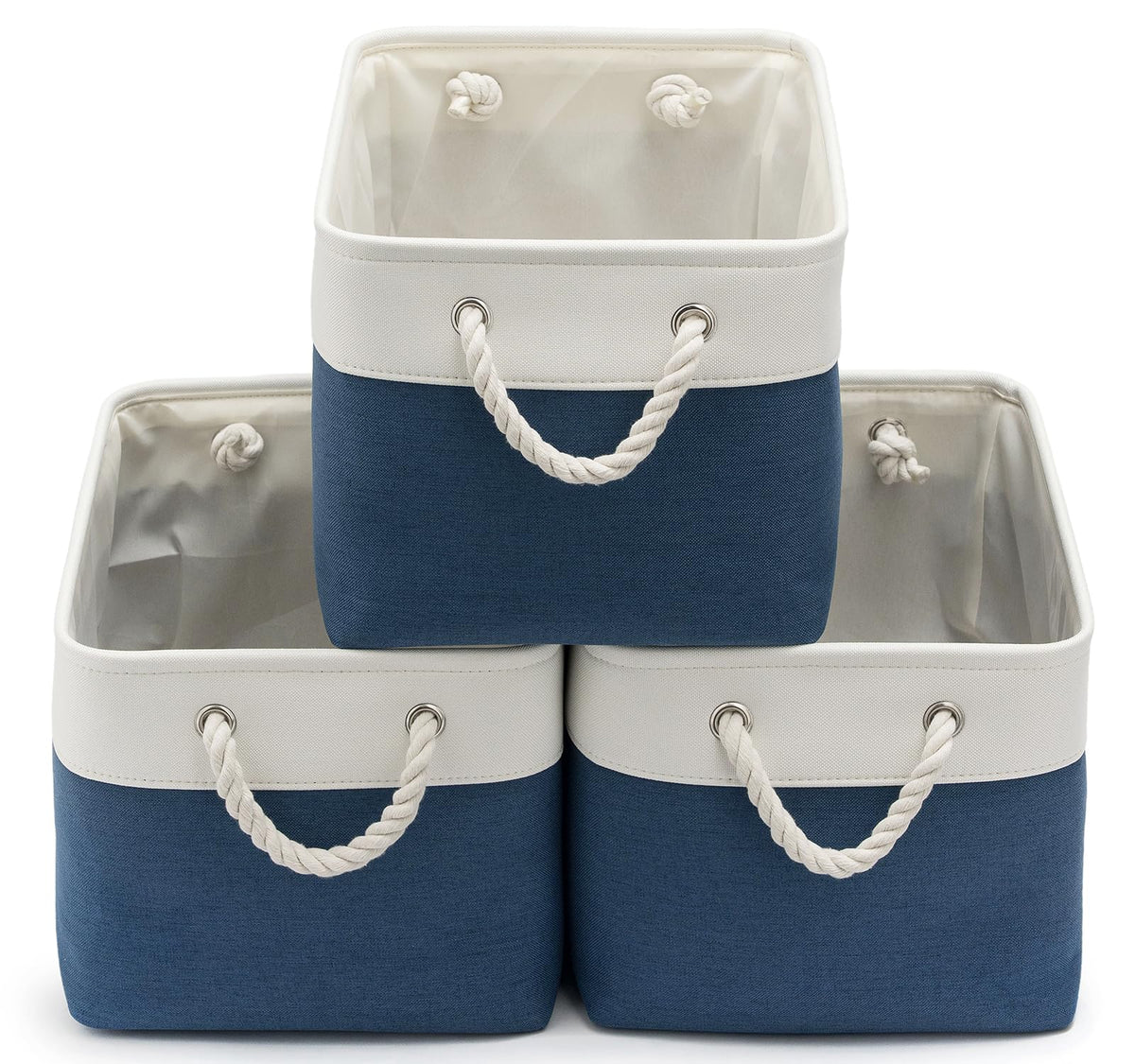 15.7x11.8x8.26 Inch Fabric Large Storage Bins with Handles 3 Pack