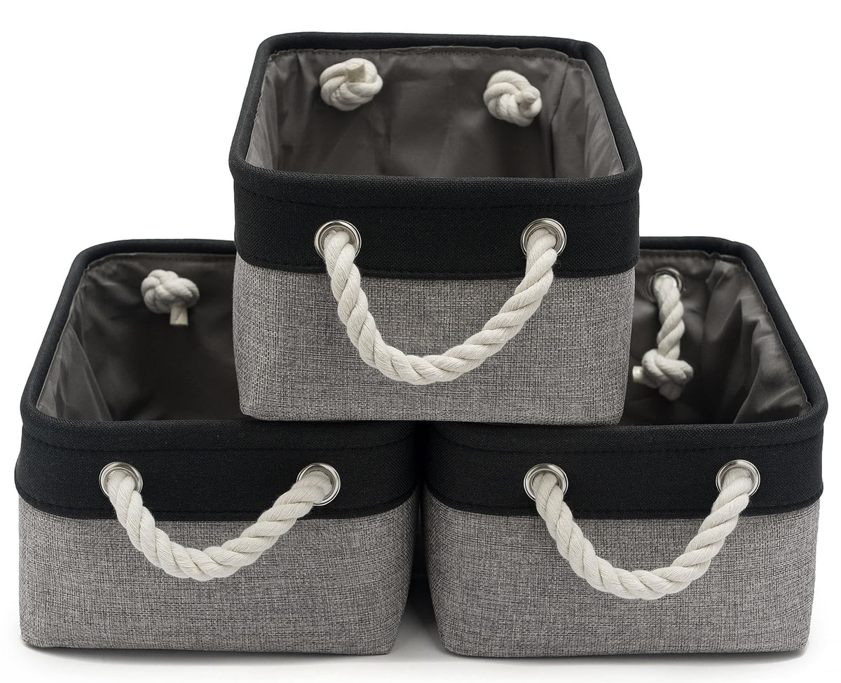 15.7x11.8x8.26 Inch Fabric Large Storage Bins with Handles 3 Pack