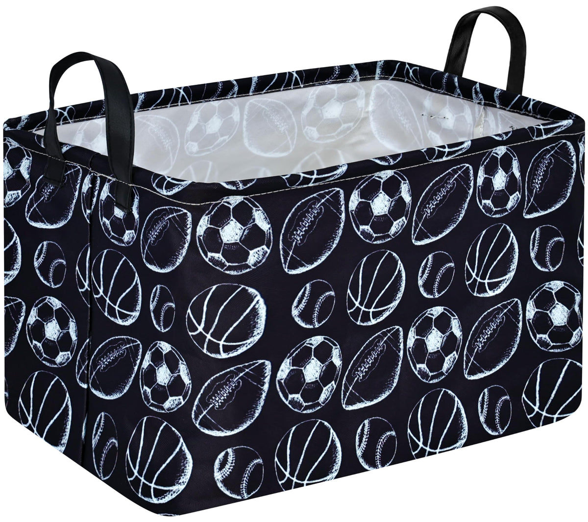 MAIZMZ Rectangular Storage Basket Collapsible Organizer Bin Waterproof Toy Box for Organizing Home/Dorm/Kitchen/Pet/Office/Closet/Shelf/Gift Baskets