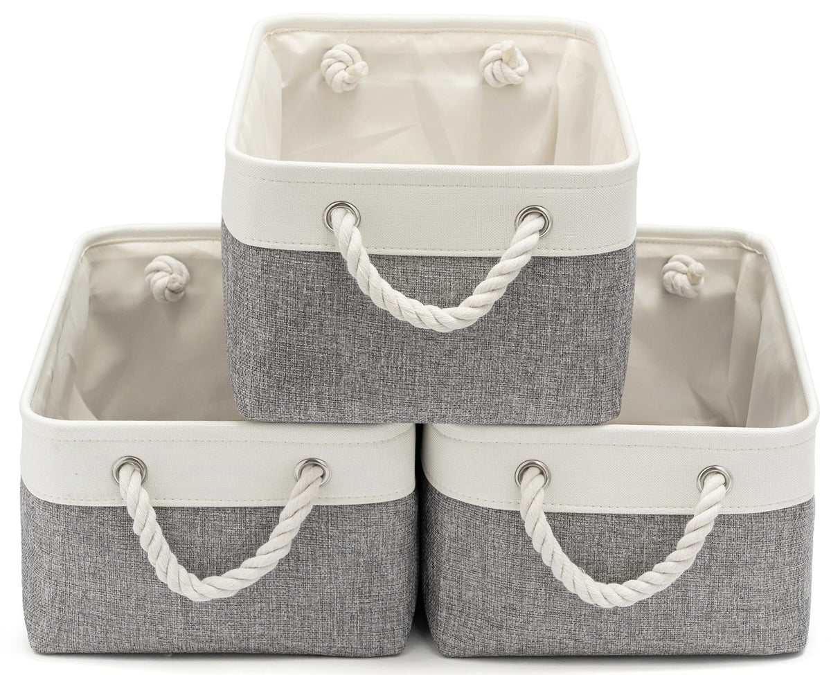 15.7x11.8x8.26 Inch Fabric Large Storage Bins with Handles 3 Pack