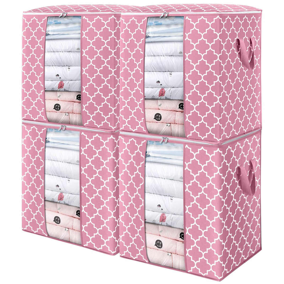 Storage Bags 3 Pack 100L Clothes Organization and Storage Containers