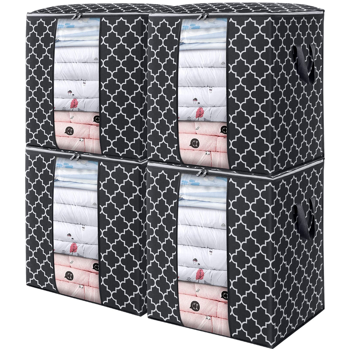 Storage Bags 3 Pack 100L Clothes Organization and Storage Containers