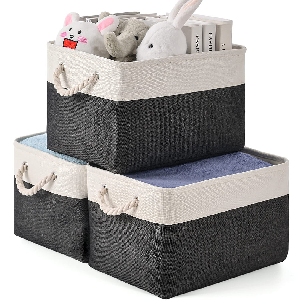 DUHEL Storage Baskets Bins 3 Pack