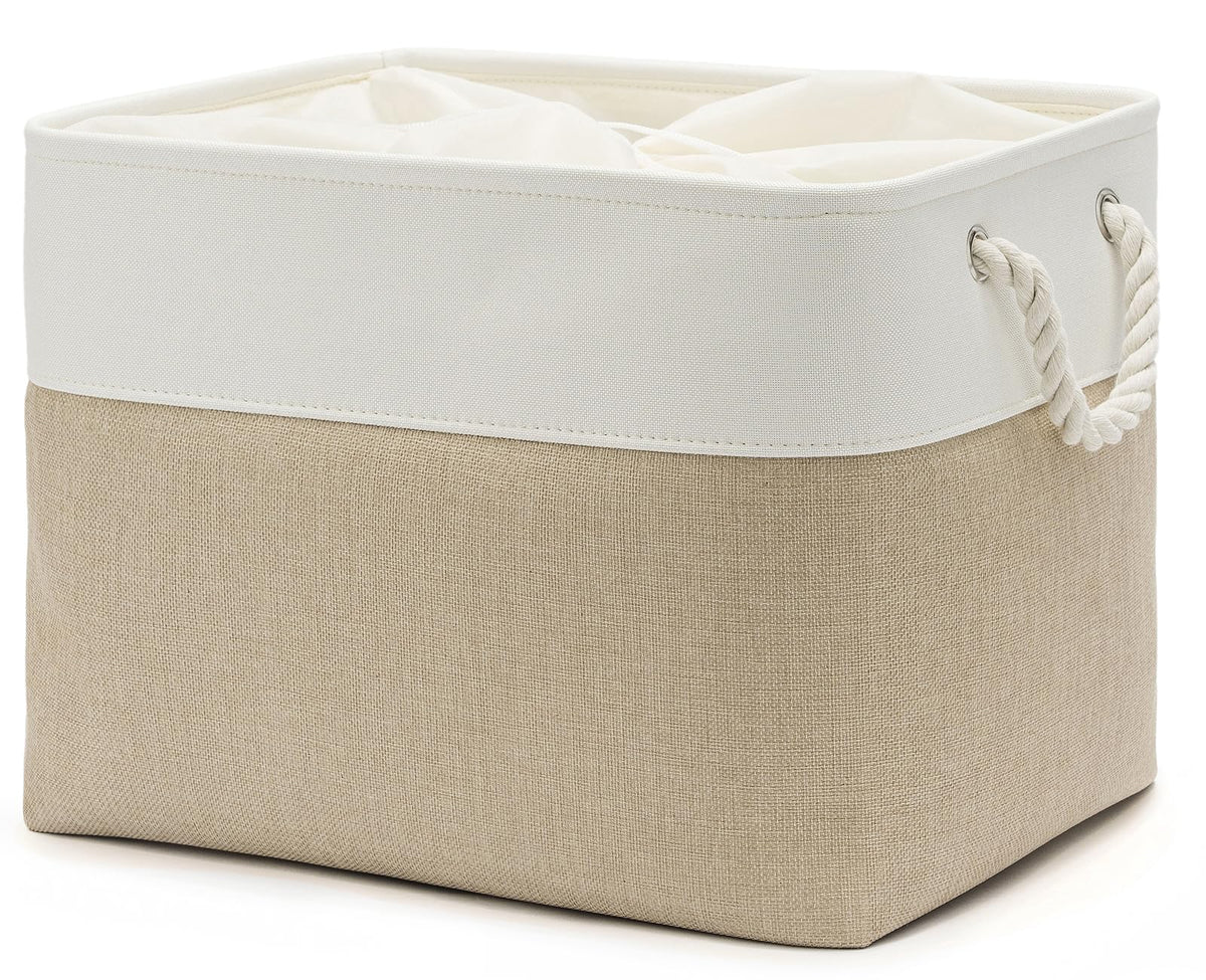 15.7x11.8x8.26 Inch Fabric Large Storage Bins with Handles 3 Pack