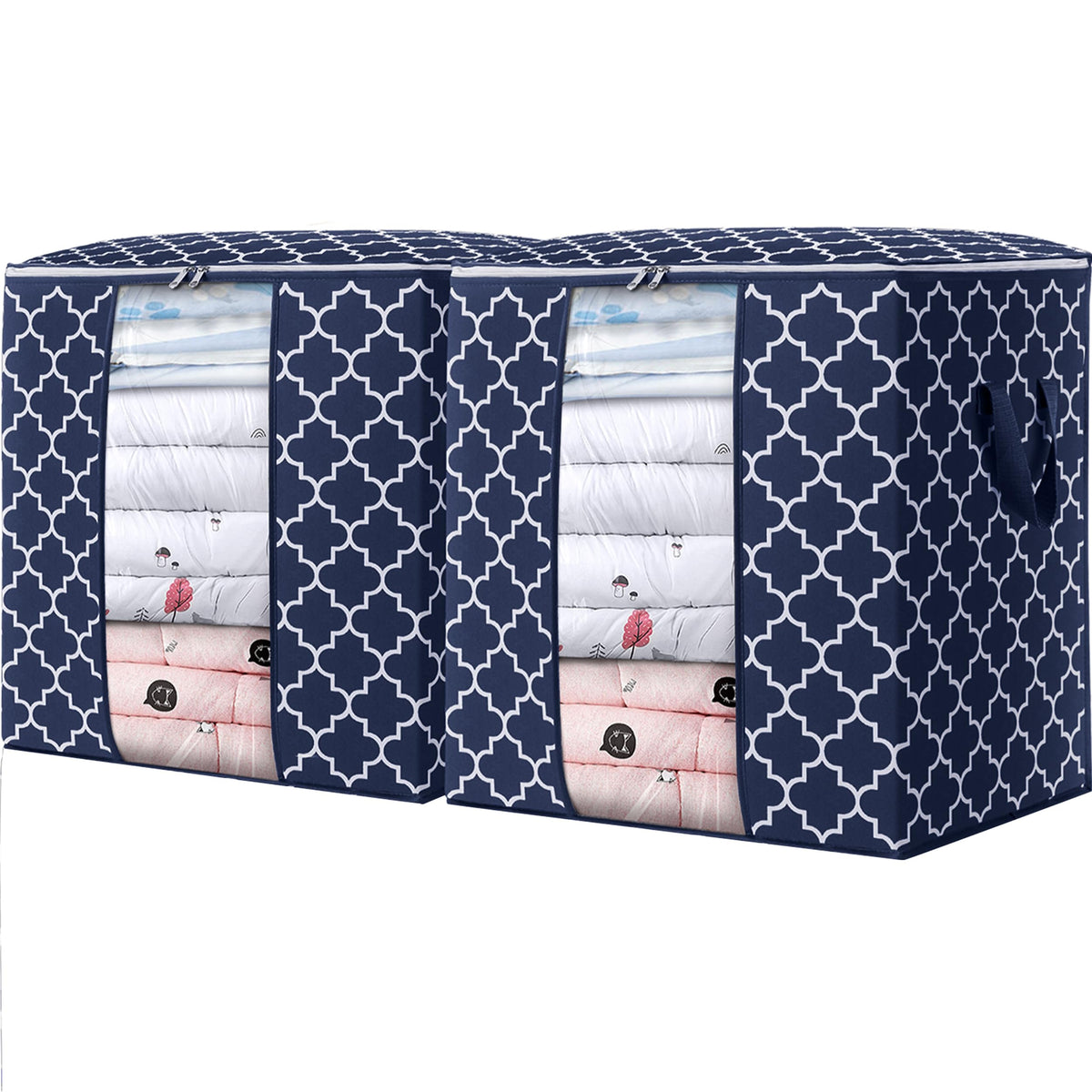 Storage Bags 3 Pack 100L Clothes Organization and Storage Containers