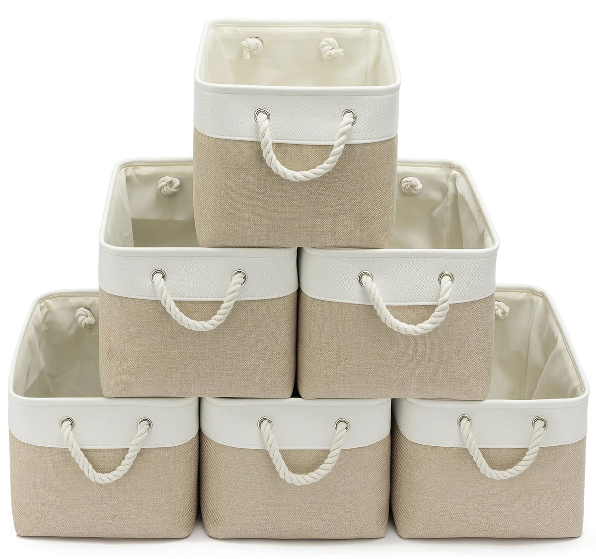 15.7x11.8x8.26 Inch Fabric Large Storage Bins with Handles 3 Pack