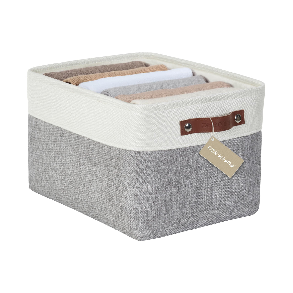 DECOMOMO Storage Bins, Large Fabric Storage Baskets for Shelves 1 Pack